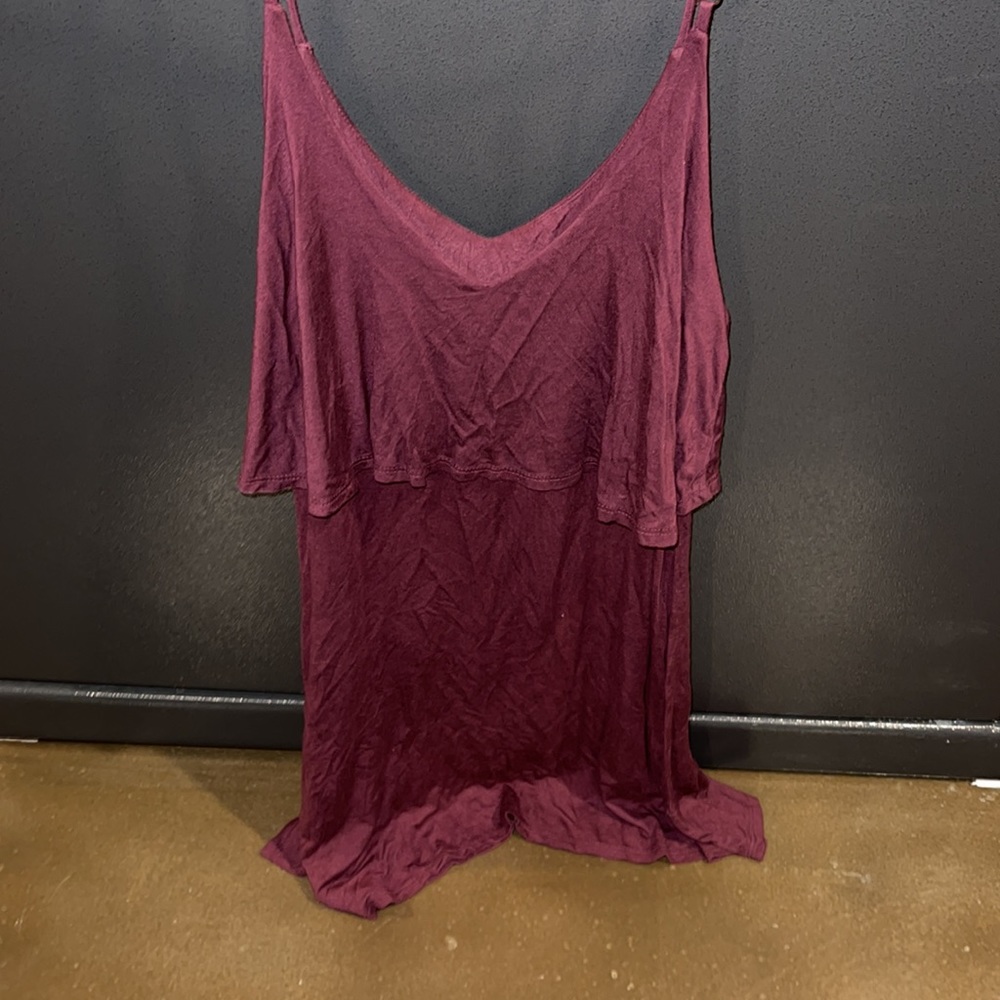 Maroon dress. Size Lg